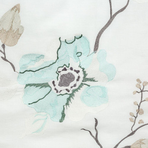 Bedding 220 x 200 Embroidered Embroidery6/St/White +Mint