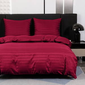 Bedding 160 x 200 3-piece Satin Stripes Ramiro 11