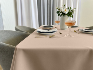 Tablecloth 140x260 Stain-Resistant Surbo Ecru