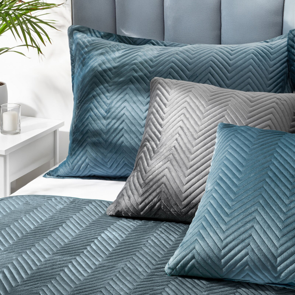 Poszewka 50 x 70 Dekoracyjna Welwet Sofia Nieb