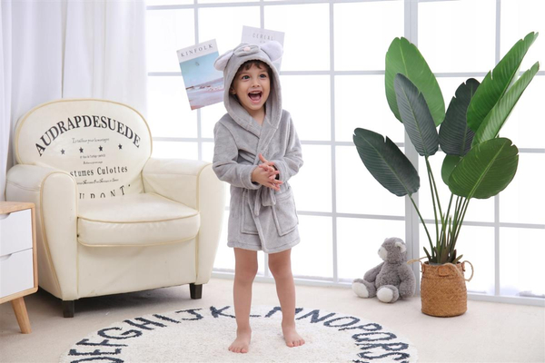 Children's Hooded Bathrobe L 130 Mouse