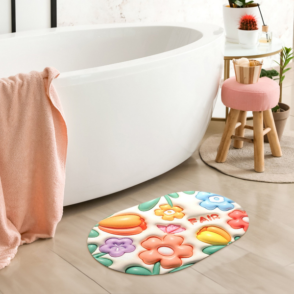 3D Non-Slip Absorbent Bathroom Mat Magic 26