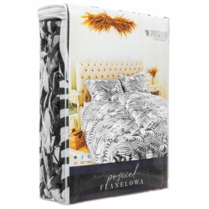 220 x 200 3pc Flannel Bedding Jungle Grey