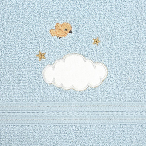 Baby Bath Towel Baby41 30 x 50 Blue