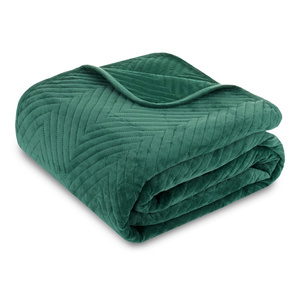 Bedspread 170 x 210 Herringbone Velvet Caden 05