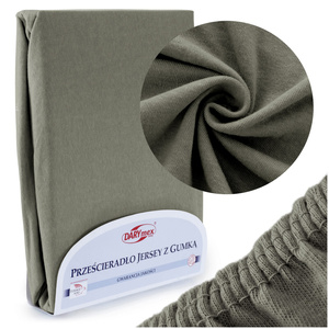 Jersey sheet with elastic 156_D Gray 120x200