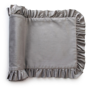 Table Runner 40 x 180 Decorative with Ruffles Ligia 07