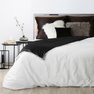 Bedding 180 x 200 3cz Satin Nova3 White + Black