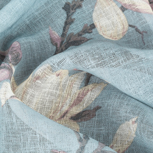 Zasłona Dekoracyjna Luna 140 x 250 Przelotka Szary