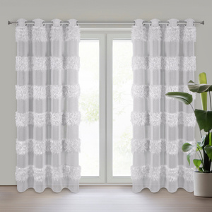 Firana 140 x 250 Dekoracyjna Gotowa Margaret Srebr