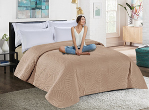 Bedspread 170 x 210 Embossed Microfiber Nicole 13