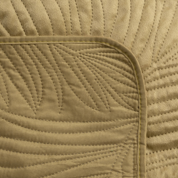 Narzuta 220 x 240 Pikowana Velvet Luiz4 Beż