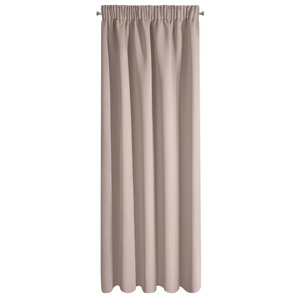 Blackout Logan Tape Curtain 140 x 270 Powdery