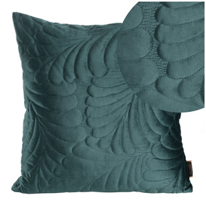 Ria4 C. Decorative 45 x 45 pillowcase. Turquoise
