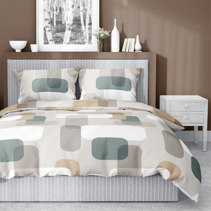 Bedding 220 x 200 3 pcs Asti Satin Cotton 5487A