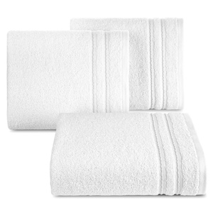 Emina 01 White 30 x 50 Terry Bath Towel