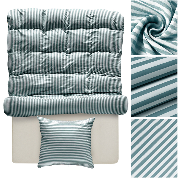 Pościel 140 x 200 2cz Mikrofibra w Pasy Eusebia Home 14