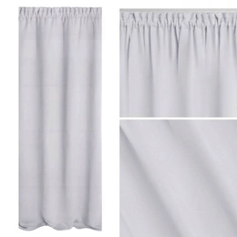 Zasłona 140 x 270 Blackout Taśma Hold Biały