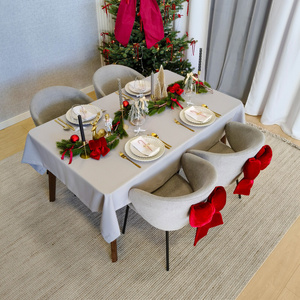 Tablecloth 120x240 Stainproof Classic Elegant Gray