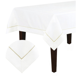 Tablecloth 140 x 200 Decorative Gold
