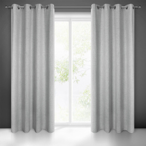 Decorative Curtain Linda 140 x 250 Spun Gray