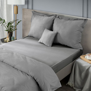 Bed sheet 160 x 210 Makosatin Nova Steel