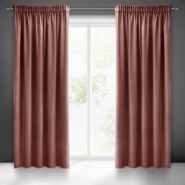 Zasłona 140 x 270 Dekoracyjna Pierre Cardin Sibel C.Róż