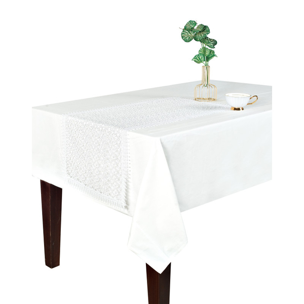 Obrus Okrągły fi 85 Gipiura wz. 058 Biały