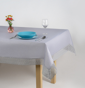 Tablecloth 110 x 160 Guipure pattern 404 Gray