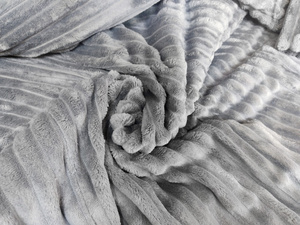 Double Sided Capri Grey / Cream Bedspread 200x220