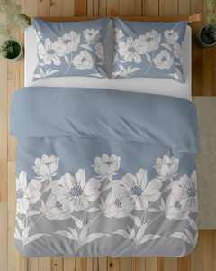 Bedding 140 x 200 2pc Flannel Cotton Laura 4948A