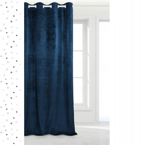 Zasłona 140 x 250 Dekoracyjna Velvet Soft Granat