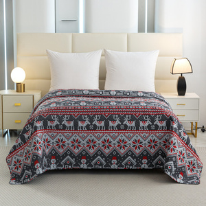 Narzuta 200 x 220 Tłoczona Świąteczna Levent 2960