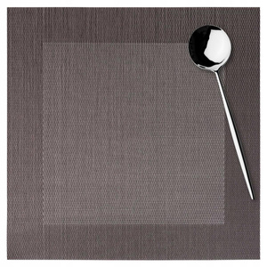 10 x 10 Decorative Mug Pad Latte Brown