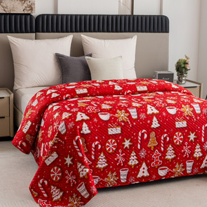 Narzuta 170 x 210 Tłoczona Świąteczna Levent 3237