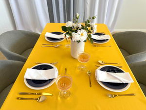 Tablecloth 140x220 Stain-Resistant Surbo Mustard
