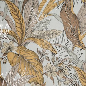 Curtain 140 x 250 Decorative Adel White+Silver