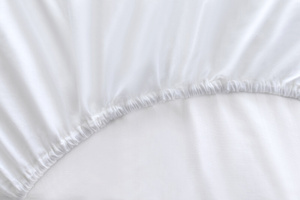 Bed sheet with elastic Cotton satin BCL 01 White 140x200
