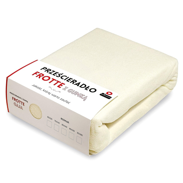 Prześcieradło 80 x 140 Frotte z Gumką Gaja 07