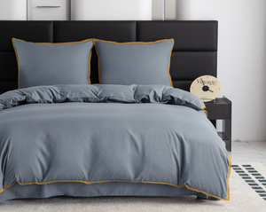 Bedding set 200 x 220 3pcs Smooth with Lace Brandon 08