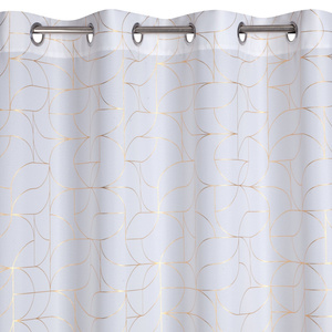 Curtain 140 x 250 Decorative Evi White + Gold