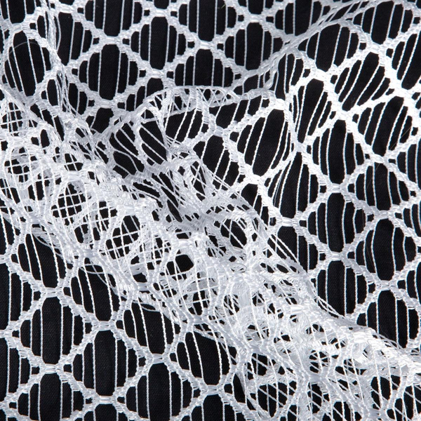 Firana Dekoracyjna Gotowa Aiden Bia 300 x 270 Taś