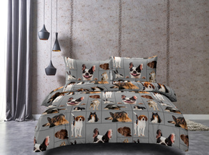 Bedding 160 x 200 3pcs Satin Maria 2706