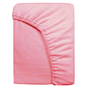 Terry sheet with elastic 012_D Light Pink 70x140