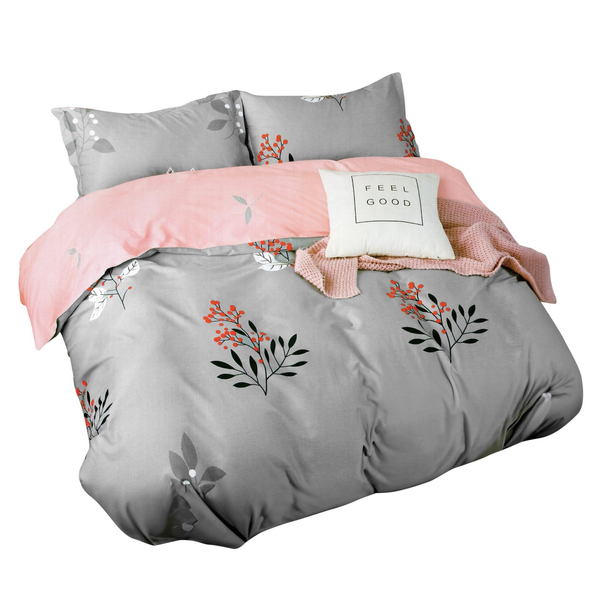 Bedding 160 x 200 3pc Satin Cotton Dahlia 10