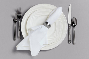 Tablecloth 120x240 Stainproof Classic Elegant Gray