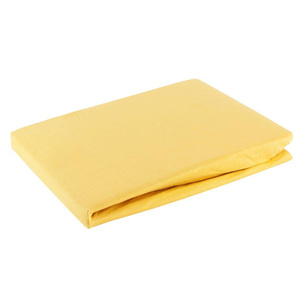 Jersey sheet with elastic D91 120x200 w.25 Mustard