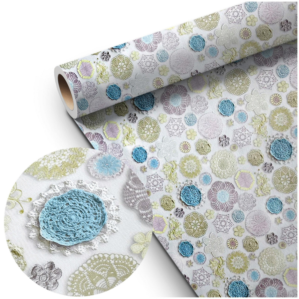 Tablecloth 140 cm Decorative by the Meter Lena 31