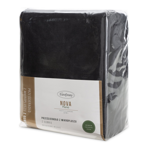 Sheet 100 x 200 Polar Flano Black