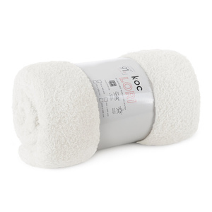 Blanket 150 x 200 Microfiber Lamb Lori White